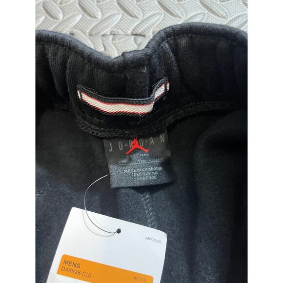 NIKE Jordan Jumpman Essentials Fleece Men's Black Shorts DA9826-010 Size XXL - Picture 3 of 7